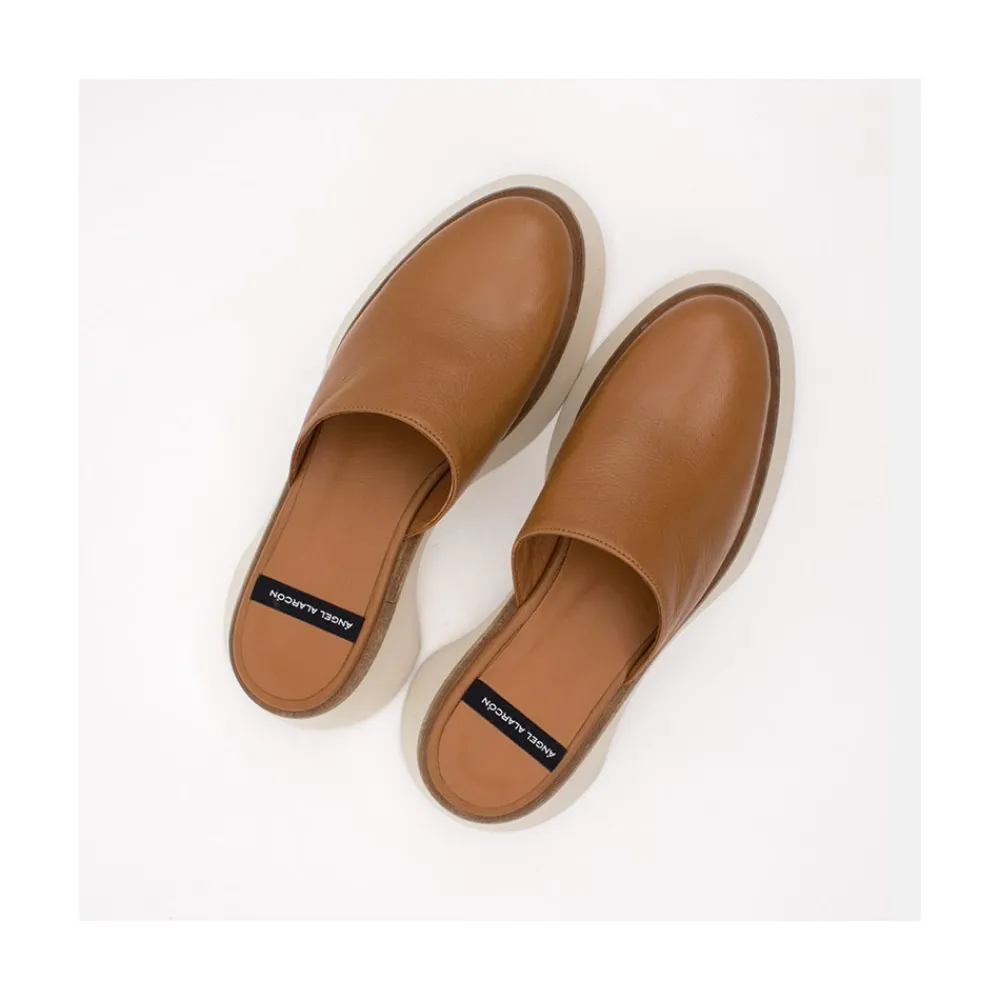 ANGEL ALARCON Leslie - Leather Platforms Mules<Vrouwen Last Units