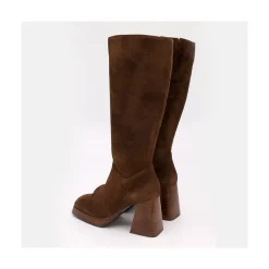 ANGEL ALARCON Liberia - Suede Boots With Block Heel And Platform<Vrouwen Last Units