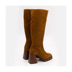 ANGEL ALARCON Liberia - Suede Boots With Block Heel And Platform<Vrouwen Last Units