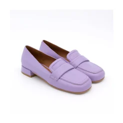ANGEL ALARCON Lisa - Leather Rounded Toe Leather Woman Mocassin<Vrouwen Ballerinas