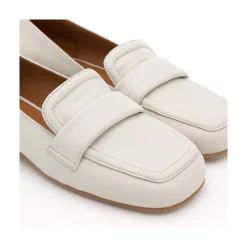 ANGEL ALARCON Lisa - Leather Rounded Toe Leather Woman Mocassin<Vrouwen Ballerinas