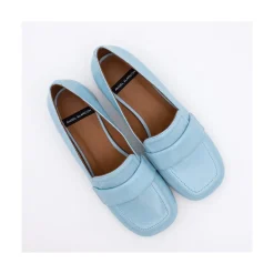 ANGEL ALARCON Lisa - Rounded Toe Leather Woman Mocassin<Vrouwen Ballerinas