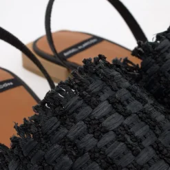 ANGEL ALARCON Liza - Raffia Slingback Flats<Vrouwen Last Units