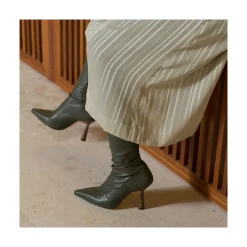 ANGEL ALARCON Lori - Stretch Ankle Boot With High Heel And Pointed Toe<Vrouwen Heeled Shoes
