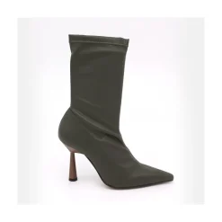 ANGEL ALARCON Lori - Stretch Ankle Boot With High Heel And Pointed Toe<Vrouwen Heeled Shoes