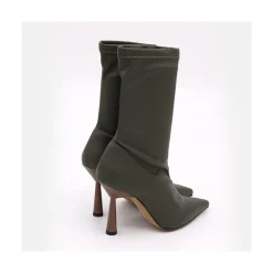ANGEL ALARCON Lori - Stretch Ankle Boot With High Heel And Pointed Toe<Vrouwen Heeled Shoes