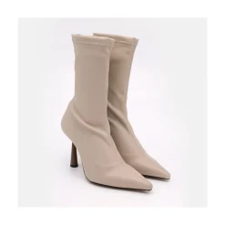 ANGEL ALARCON Lori - Stretch Ankle Boot With High Heel And Pointed Toe<Vrouwen Heeled Shoes