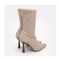 ANGEL ALARCON Lori - Stretch Ankle Boot With High Heel And Pointed Toe<Vrouwen Heeled Shoes