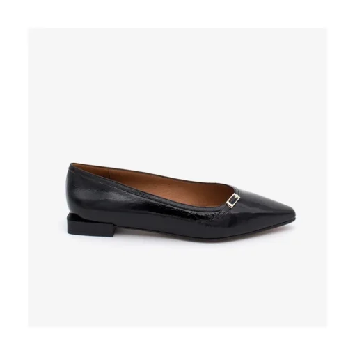 ANGEL ALARCON Lua - Shiny Leather Pointed Toe Flats<Vrouwen Ballerinas