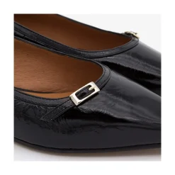 ANGEL ALARCON Lua - Shiny Leather Pointed Toe Flats<Vrouwen Ballerinas