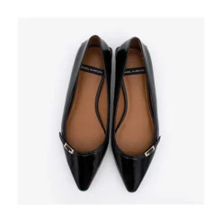 ANGEL ALARCON Lua - Shiny Leather Pointed Toe Flats<Vrouwen Ballerinas