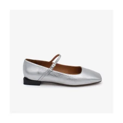 ANGEL ALARCON Lynn - Shiny Leather Mary Jane Shoes With Square Toe<Vrouwen Metallized Shoes