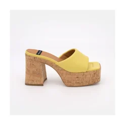 ANGEL ALARCON Mahalia - High Cork Platforms Foamed Mules<Vrouwen Last Units