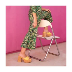 ANGEL ALARCON Mahalia - High Cork Platforms Foamed Mules<Vrouwen Last Units