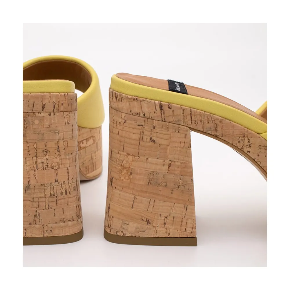 ANGEL ALARCON Mahalia - High Cork Platforms Foamed Mules<Vrouwen Last Units