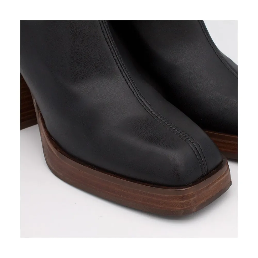 ANGEL ALARCON Managua - Elastic Sock-Type Boots With High Geometric Heels<Vrouwen Boots And Booties