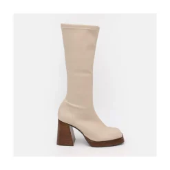 ANGEL ALARCON Managua - Elastic Sock-Type Boots With High Geometric Heels<Vrouwen Boots And Booties