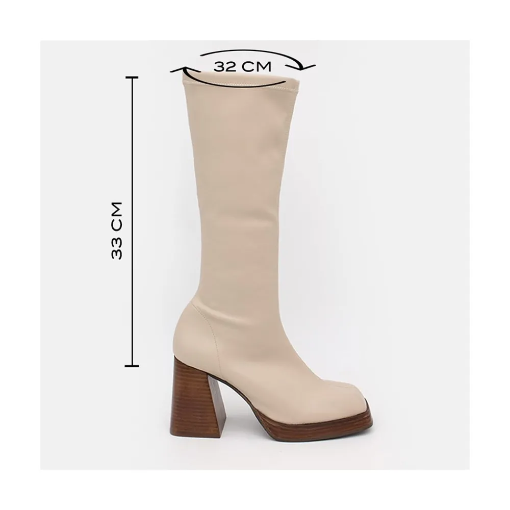 ANGEL ALARCON Managua - Elastic Sock-Type Boots With High Geometric Heels<Vrouwen Boots And Booties