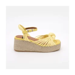 ANGEL ALARCON Martha - Foamed Wedge Leather Sandals<Vrouwen Sandals