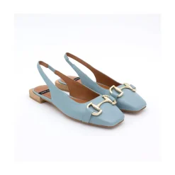 ANGEL ALARCON Michelle - Slingback Flat Shoe With Metallic Ornament<Vrouwen Ballerinas