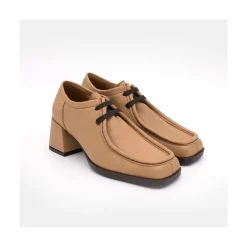 ANGEL ALARCON Milla - Leather Women S Shoes With Laces & Block Heel<Vrouwen Last Units