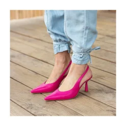 ANGEL ALARCON Monicamin - Leather High Heel Slingback Stilleto<Vrouwen Heeled Shoes