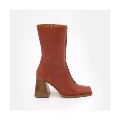 ANGEL ALARCON Motagua - Leather Women S Boots With Block Heel<Vrouwen Last Units