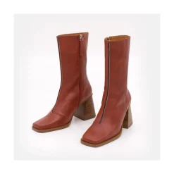 ANGEL ALARCON Motagua - Leather Women S Boots With Block Heel<Vrouwen Last Units