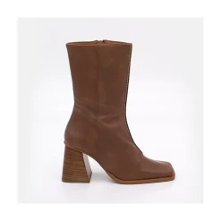 ANGEL ALARCON Motagua - Leather Women S Boots With Block Heel<Vrouwen Last Units