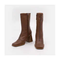 ANGEL ALARCON Motagua - Leather Women S Boots With Block Heel<Vrouwen Last Units