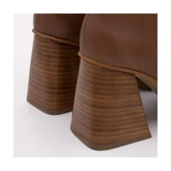 ANGEL ALARCON Motagua - Leather Women S Boots With Block Heel<Vrouwen Last Units