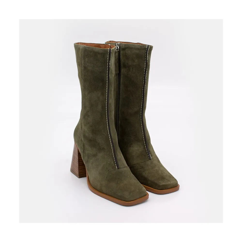 ANGEL ALARCON Motagua - Women S Boots With Block Heel<Vrouwen Last Units