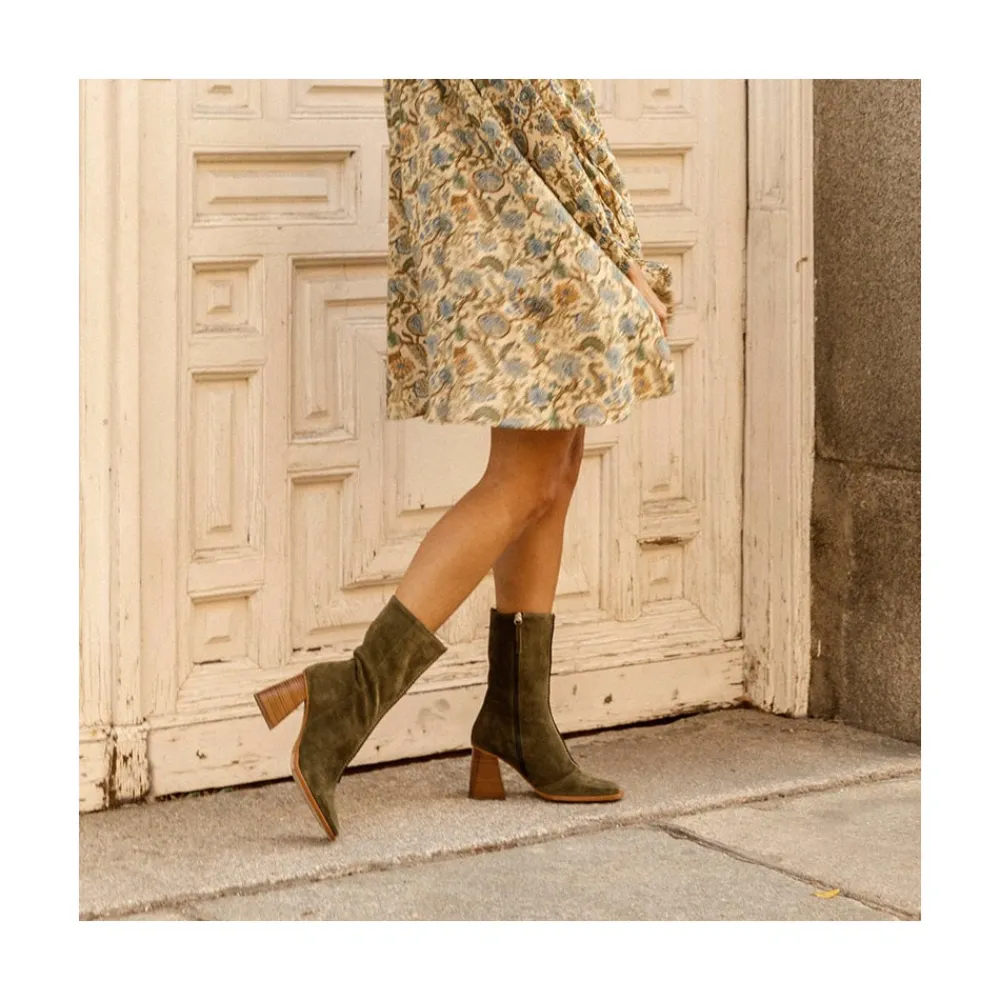 ANGEL ALARCON Motagua - Women S Boots With Block Heel<Vrouwen Last Units