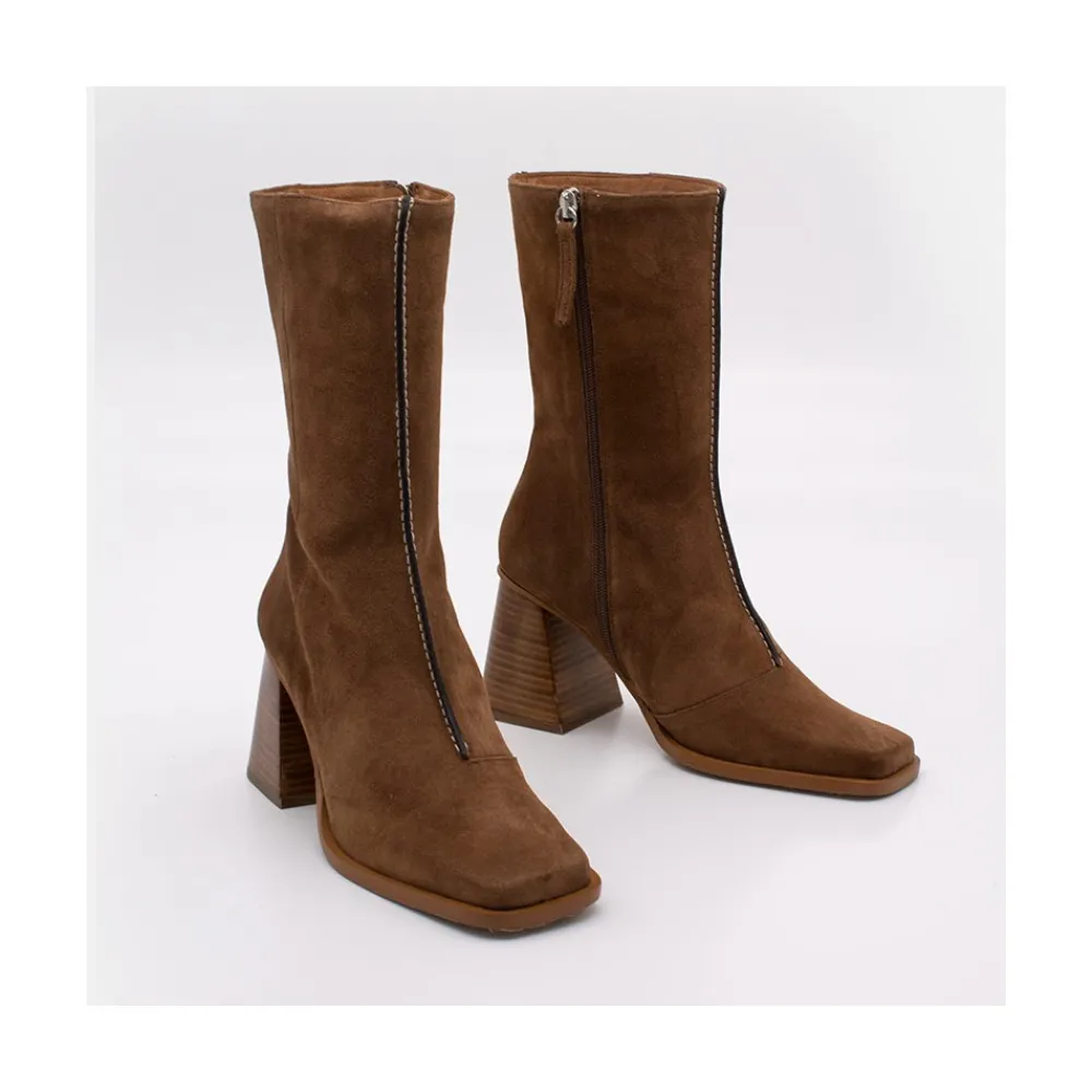ANGEL ALARCON Motagua - Women S Boots With Block Heel<Vrouwen Last Units