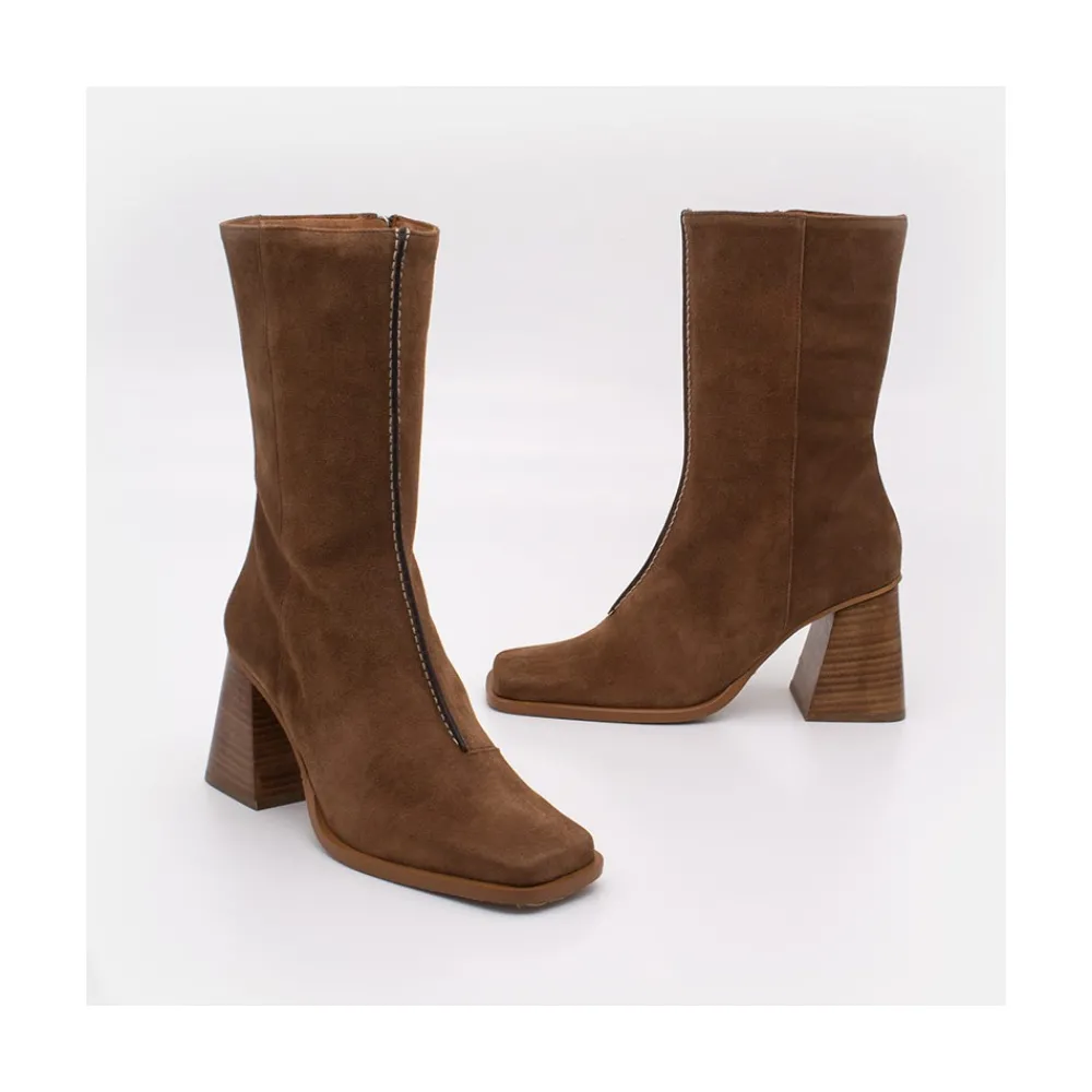 ANGEL ALARCON Motagua - Women S Boots With Block Heel<Vrouwen Last Units