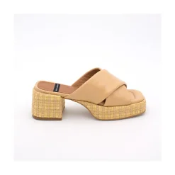 ANGEL ALARCON Muses - Mule With Wide Heel And Platform<Vrouwen Sandals