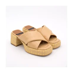 ANGEL ALARCON Muses - Mule With Wide Heel And Platform<Vrouwen Sandals