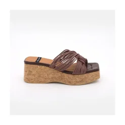 ANGEL ALARCON Nancy - Cork Wedge Sandals<Vrouwen Last Units