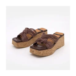 ANGEL ALARCON Nancy - Cork Wedge Sandals<Vrouwen Last Units