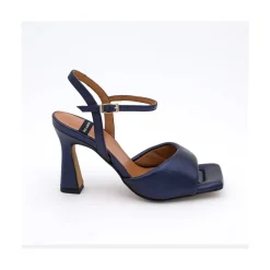 ANGEL ALARCON Nicole - Heeled Women S Sandals<Vrouwen Metallized Shoes