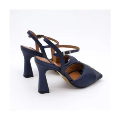 ANGEL ALARCON Nicole - Heeled Women S Sandals<Vrouwen Metallized Shoes