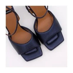 ANGEL ALARCON Nicole - Heeled Women S Sandals<Vrouwen Metallized Shoes