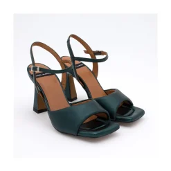 ANGEL ALARCON Nicole - Heeled Women S Sandals<Vrouwen Metallized Shoes