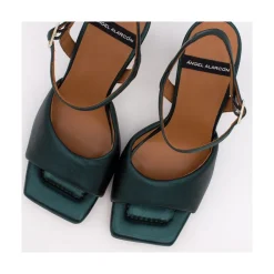 ANGEL ALARCON Nicole - Heeled Women S Sandals<Vrouwen Metallized Shoes