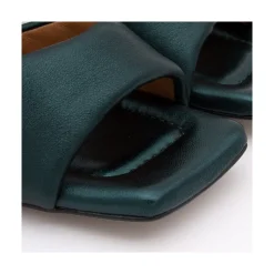 ANGEL ALARCON Nicole - Heeled Women S Sandals<Vrouwen Metallized Shoes