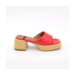 ANGEL ALARCON Nova - Mule With Wide Heel And Platform<Vrouwen Sandals