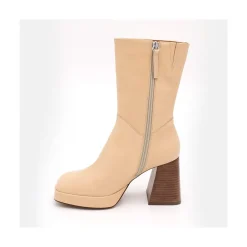 ANGEL ALARCON Olama - Comfortable Women S Chunky Heels And Platform Leather Boots<Vrouwen Last Units