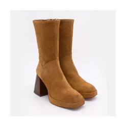 ANGEL ALARCON Olama - Comfortable Women S Chunky Heels And Platform Suede Boots<Vrouwen Last Units