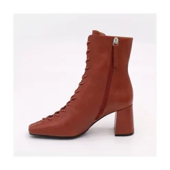 ANGEL ALARCON Pacuare - Ankle Boots With Laces And Zipper, Wide Heels<Vrouwen Heeled Shoes