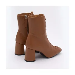 ANGEL ALARCON Pacuare - Ankle Boots With Laces And Zipper, Wide Heels<Vrouwen Heeled Shoes